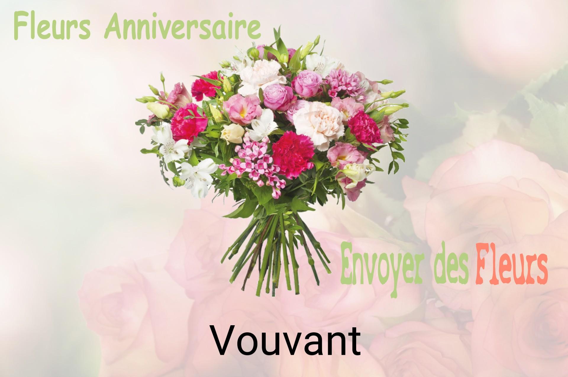 Bouquet de fleurs d’anniversaire livré à Vouvant
